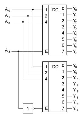 Описание: Каскадирование дешифраторов 1
